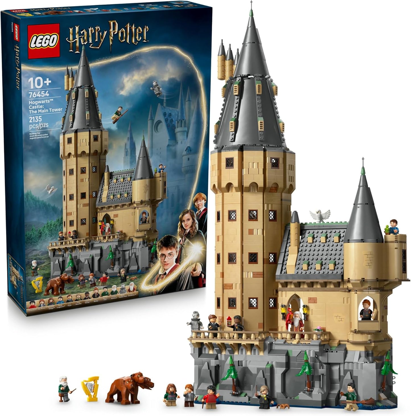 LEGO Harry Potter Hogwarts Castle Main Tower Building Set 76454
