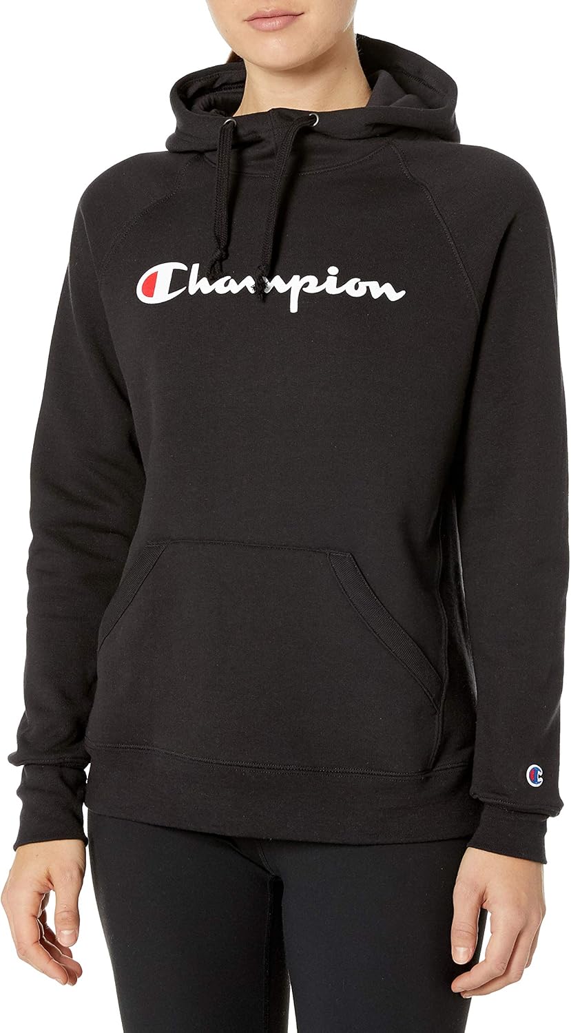 Champion Powerblend Hoodie, Logo Comfort