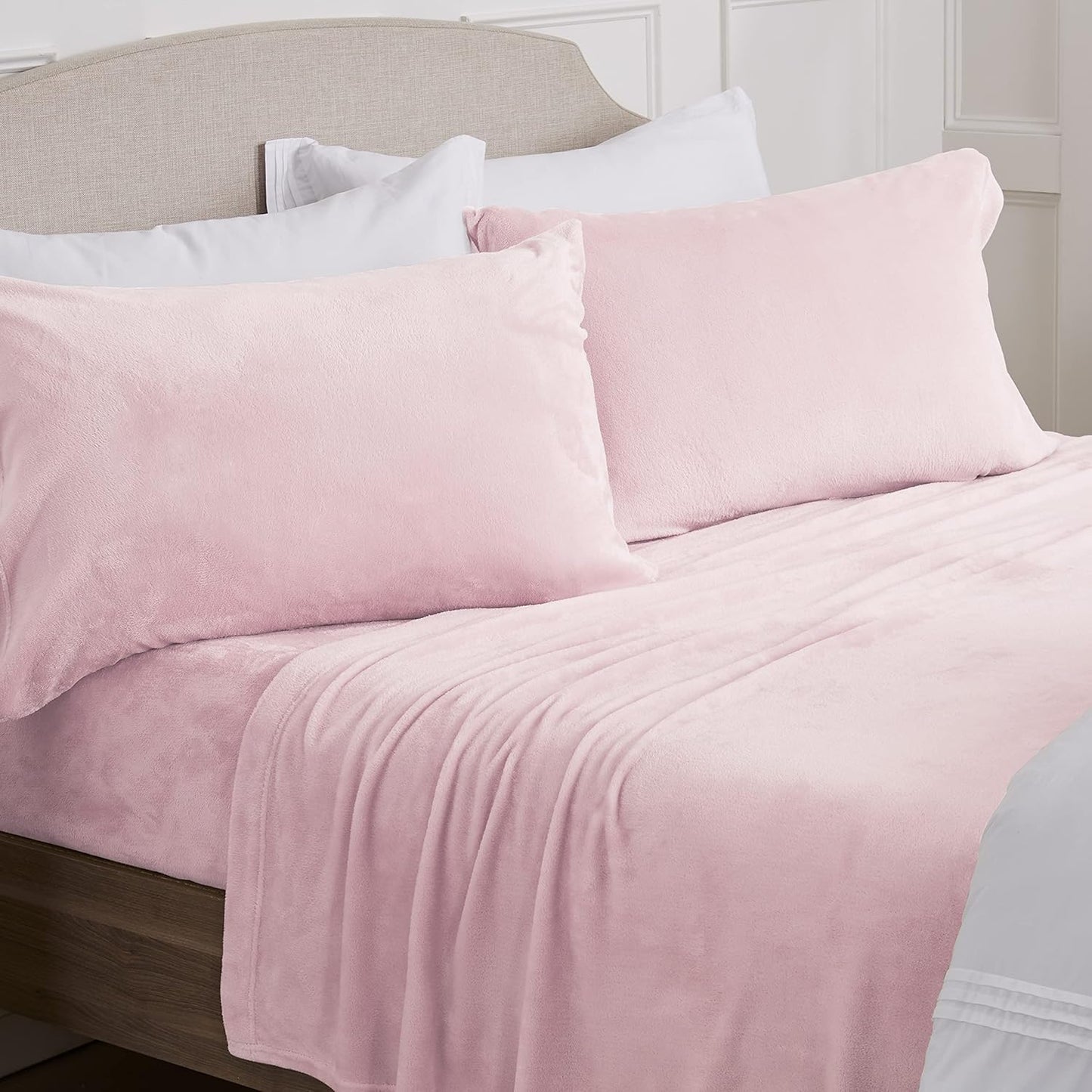 Ultra Soft Micro Fleece Sheets Set with Extra Deep Pockets