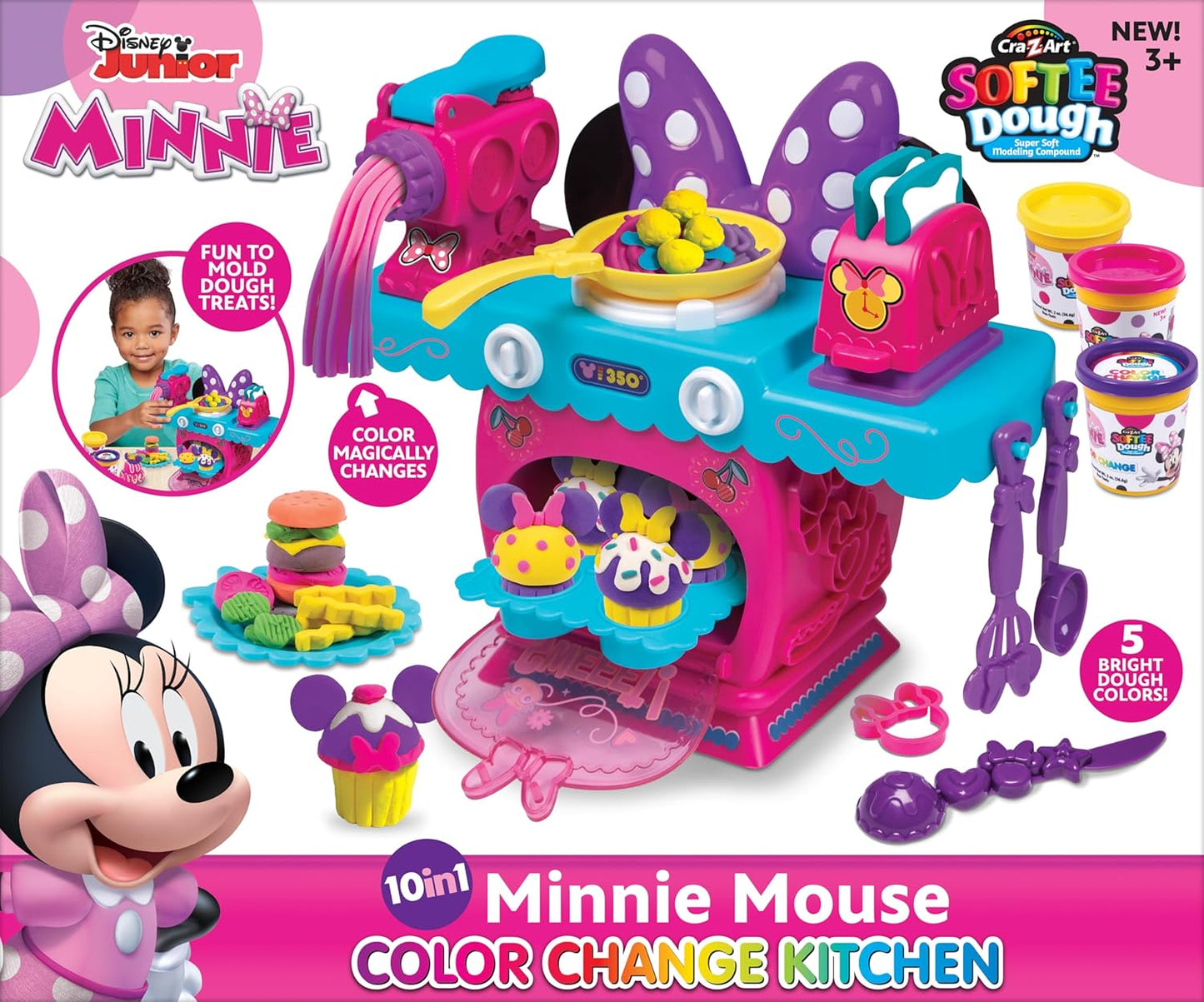 Minnie Mouse Color Change Kitchen: 10-in-1 Fun!