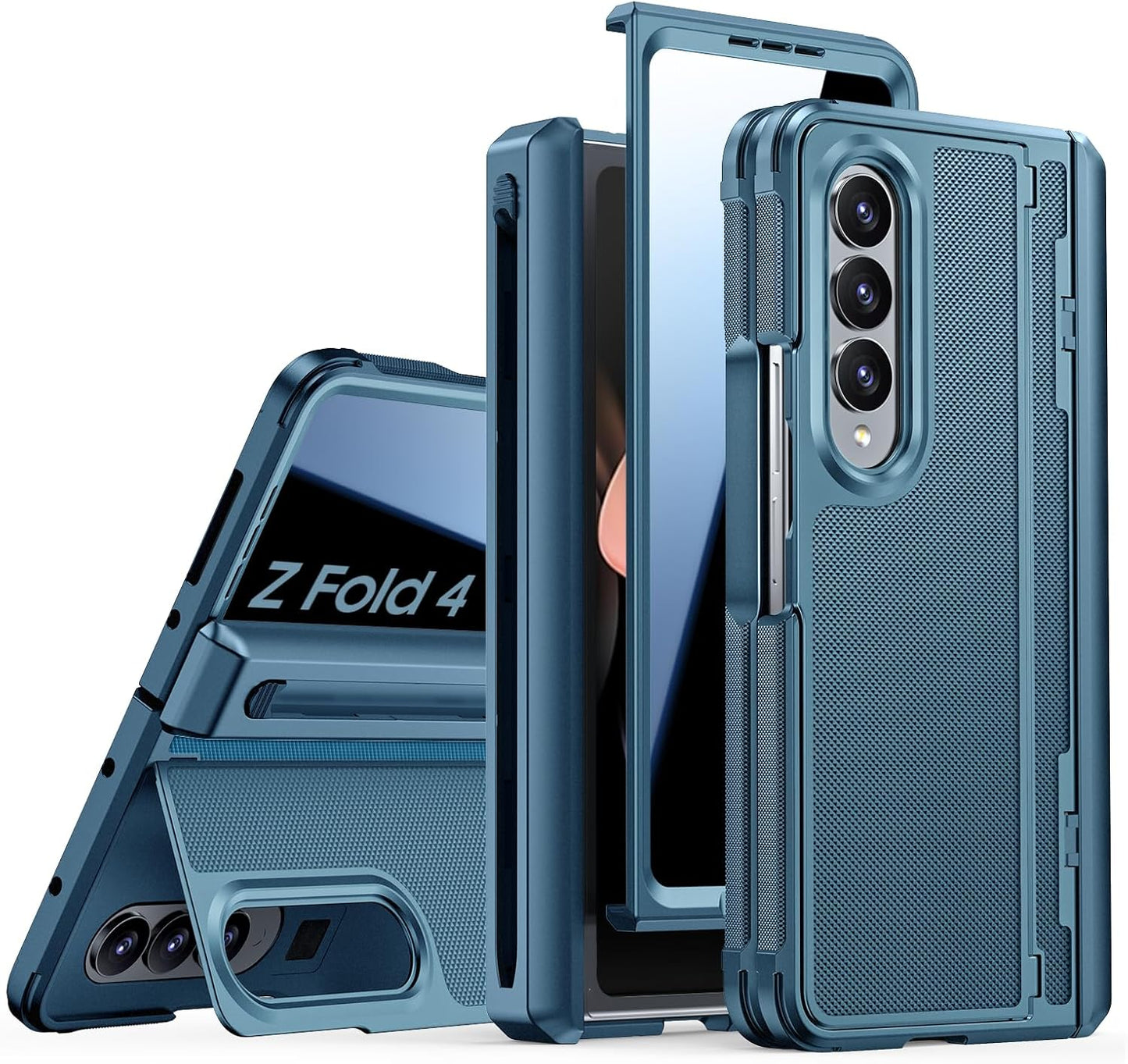 Galaxy Z Fold 4 Case with S Pen Holder & Privacy Screen Protector