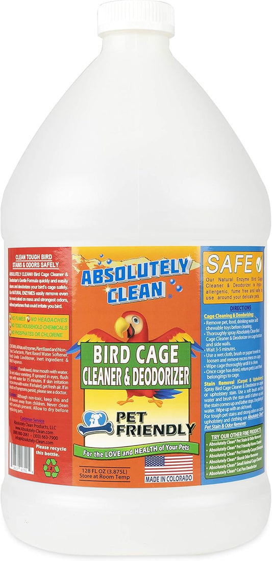 Amazing Bird Cage Cleaner and Deodorizer - Quick & Easy Spray