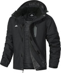 Men's Mountain Ski Jacket Warm Winter Snow Coat Waterproof - Hooded