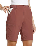 Willit Women's 10in Hiking Cargo Shorts for Outdoor Adventures