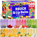 500 Pcs Lip Balm Bulk 12 Flavors - Moisturizing Party Favors