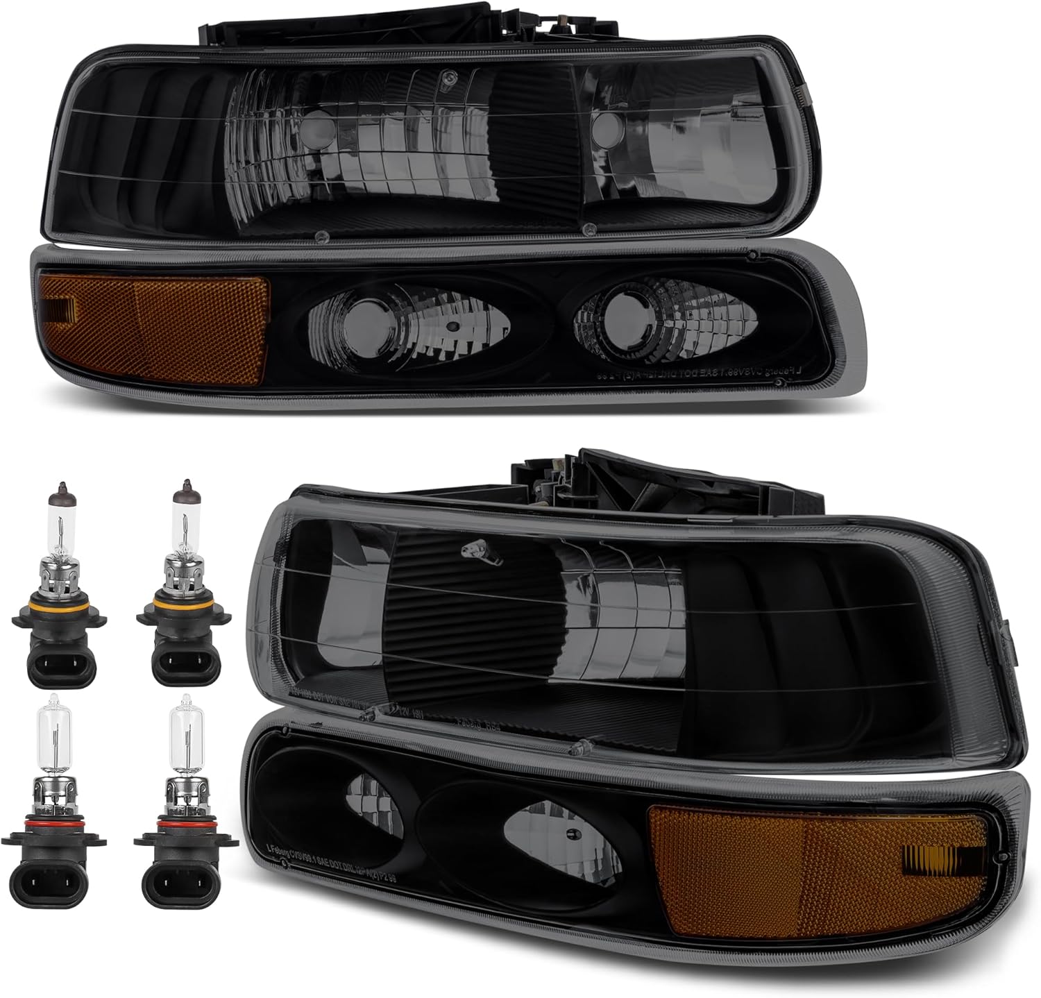 Headlight Assembly Front Lamp for 1999-2006 Chevrolet Models