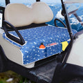 Golf Cart Seat Covers Universal Towel Blanket with 4 Pockets - Nonskid