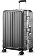LUGGEX Aluminum Frame 28 in Zipperless Hard Shell Luggage - Smooth
