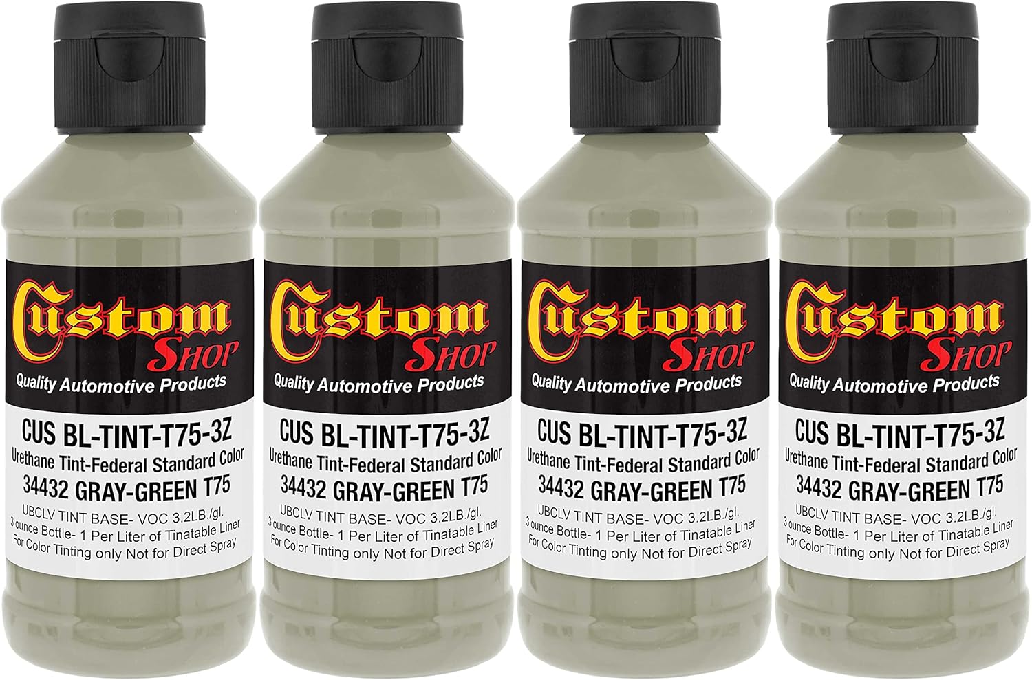 Custom Coat Camouflage Series Urethane Tint Concentrate Pack of 4