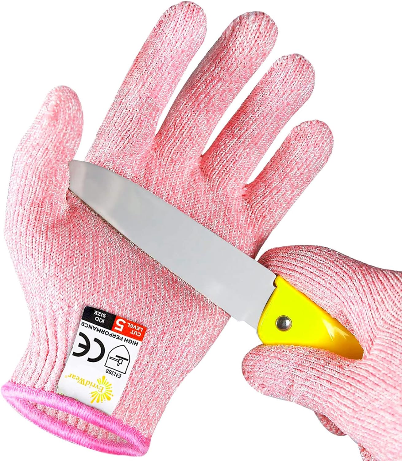 Evridwear Kids Cut Resistant Gloves: Level 5 Protection for Safety