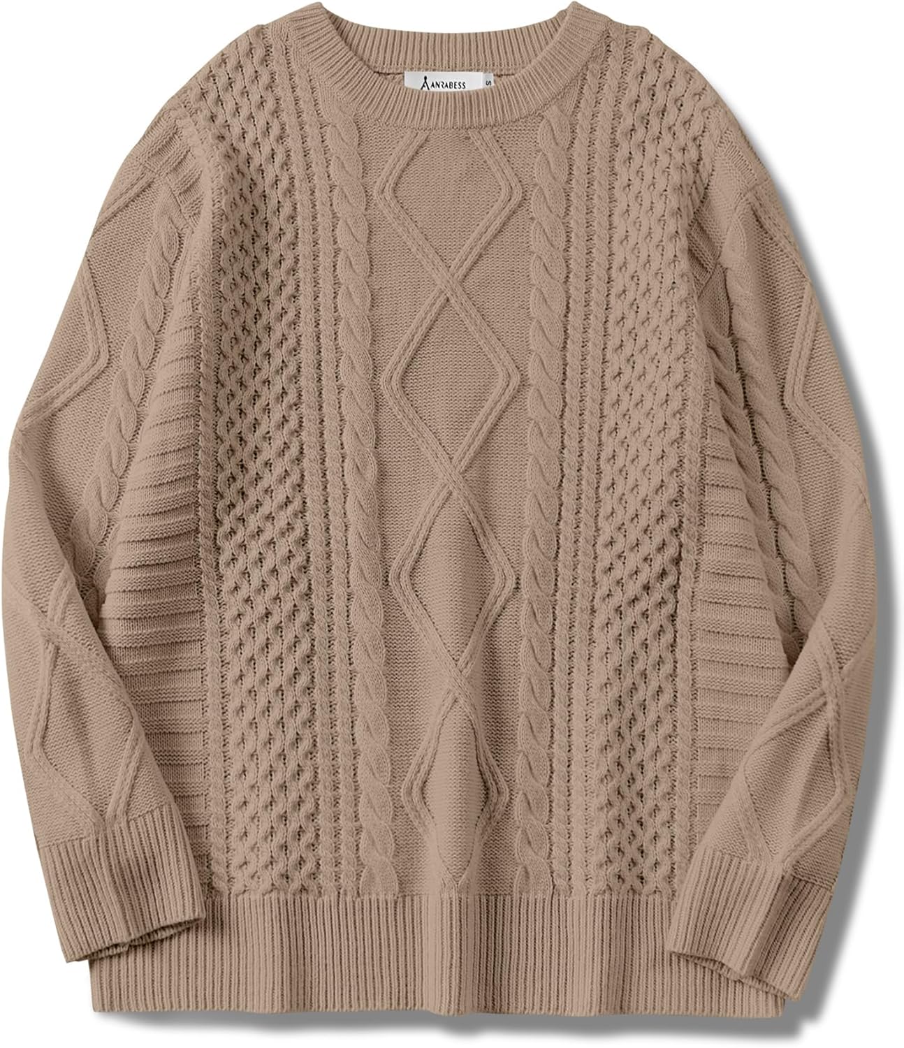 Oversized Cable Knit Sweater for Women - Cozy Fall Fashion