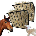 2Pcs Horse Hay Feeder with 24 Gallon Capacity for Livestock