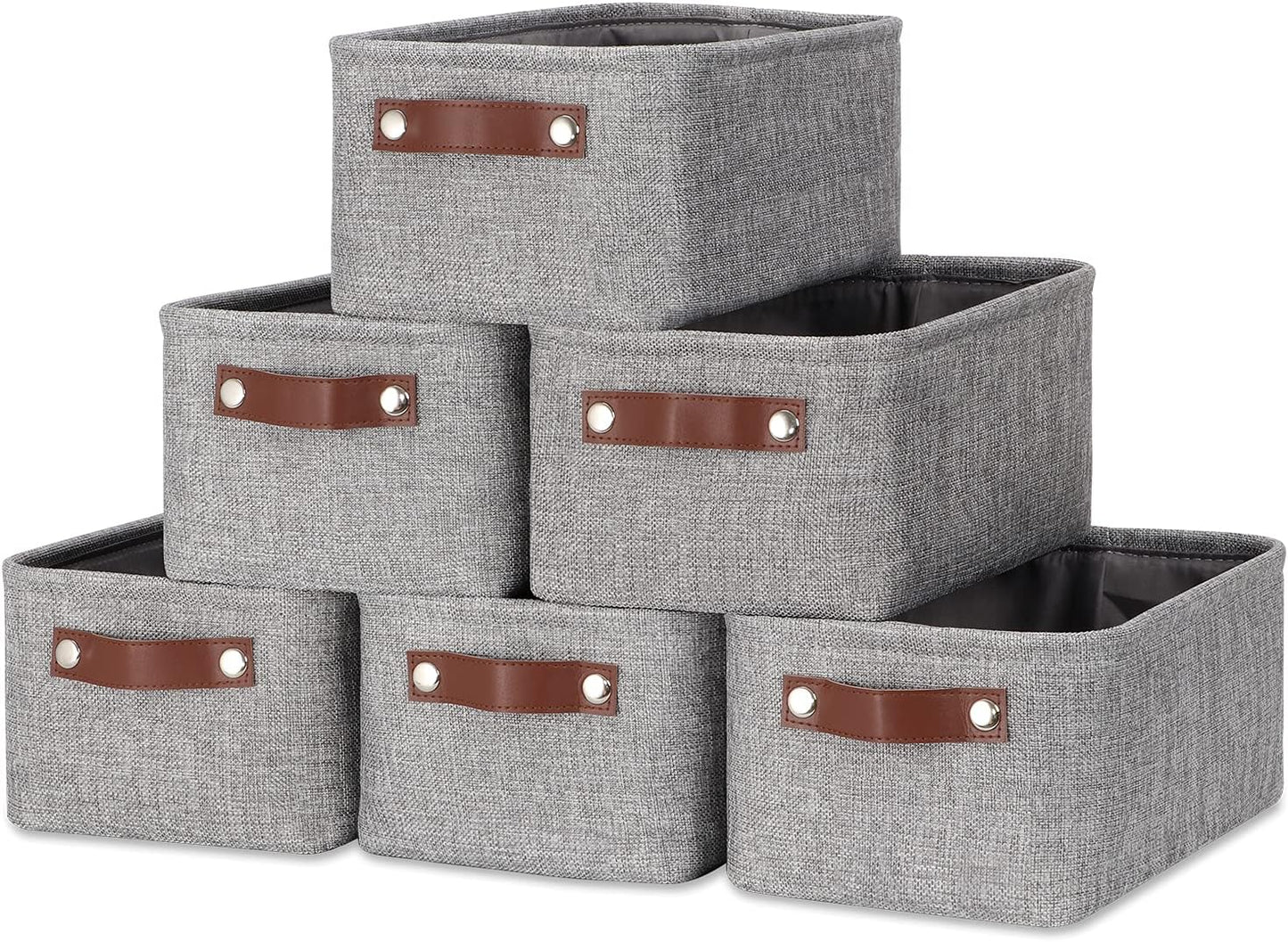 DULLEMELO Small Storage Baskets for Home and Office Organization