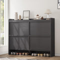 GarveeHome Shoe Cabinet with 4 Flip Drawers for Entryway