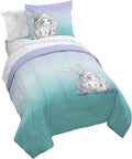 Disney Little Mermaid 5 Piece Twin Bed Set - Teal Comforter & Sheets