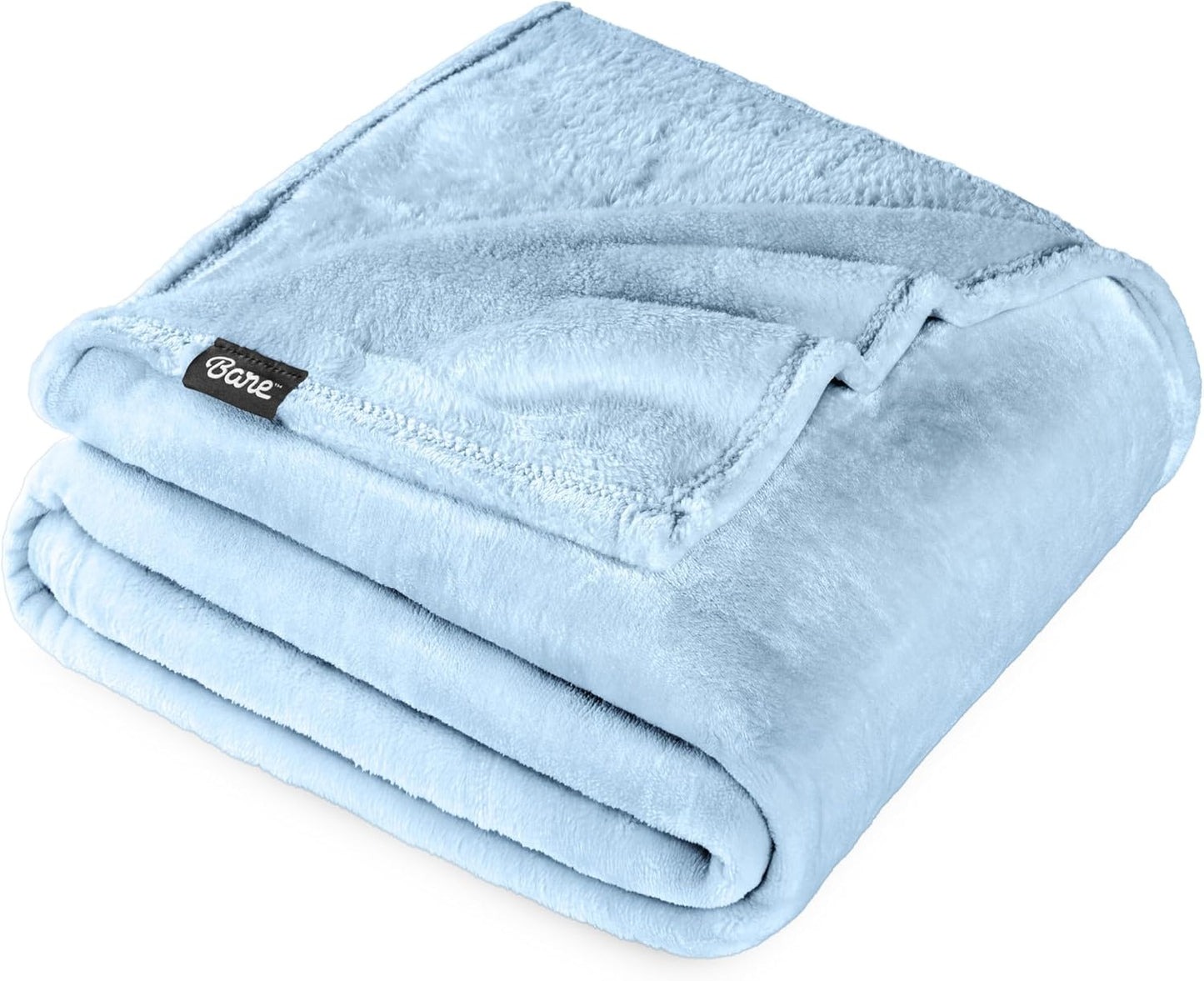 Bare Home Microplush Fleece Blanket - Cozy Warm Full/Queen Size