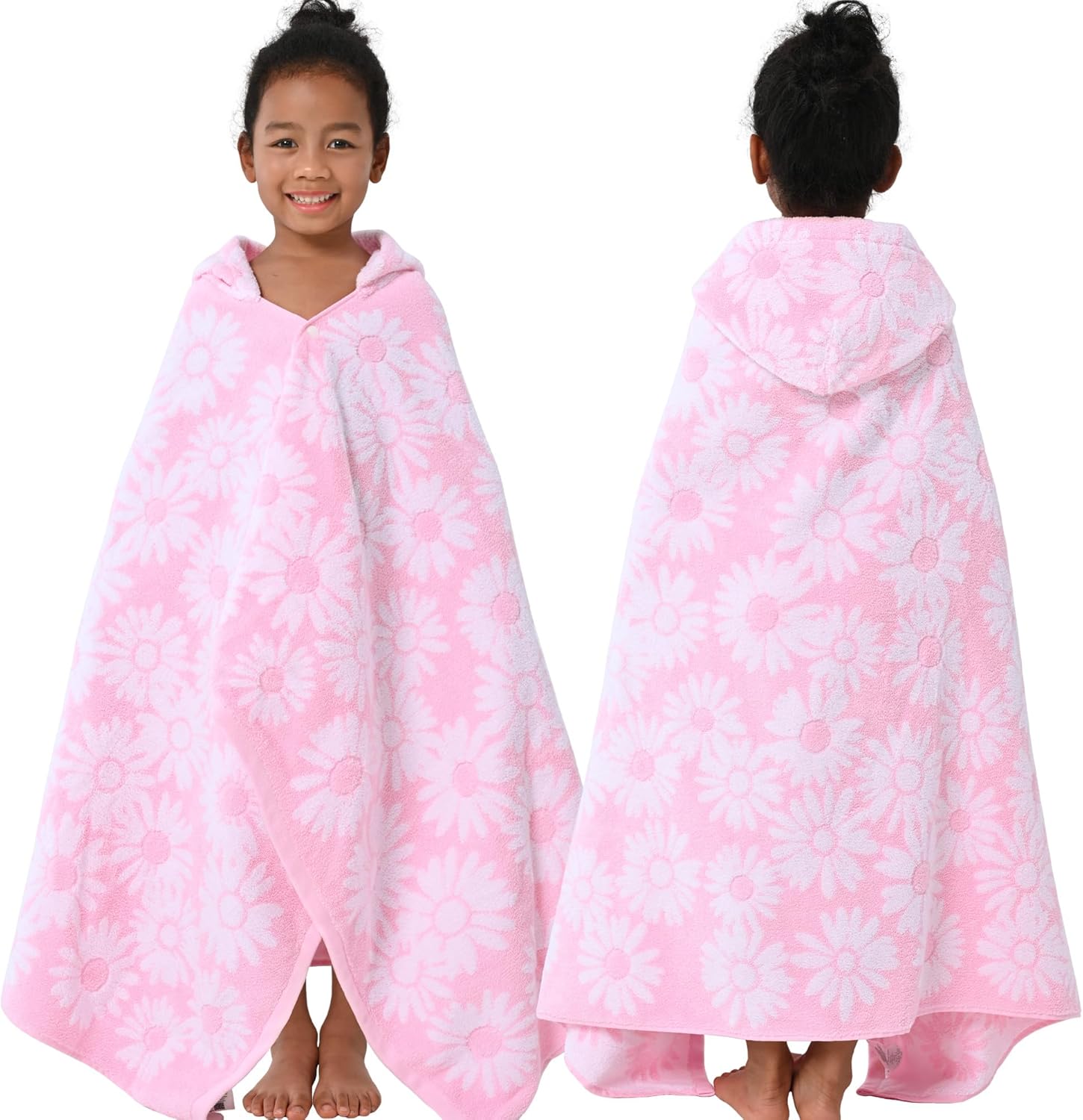 Hooded Bath Towels for Kids - Soft Turkish Cotton for Pool Fun