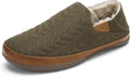 Hanohano Men's Waxed Canvas Slipper - Shearling Comfort for Indoors