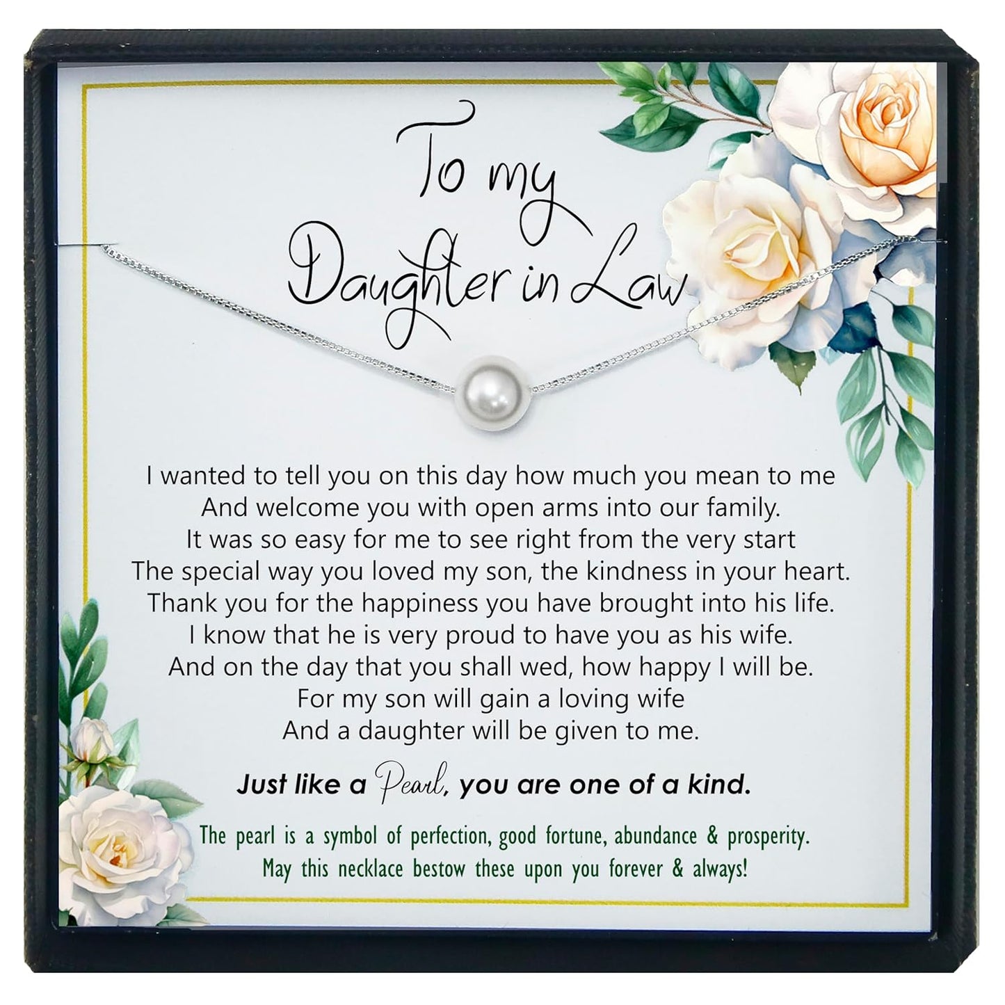 Gift to Bride from Mother in Law - Be Wished Necklace