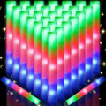 124 PCS Glow Sticks Foam Light Up Sticks Bulk Party Pack - Bright