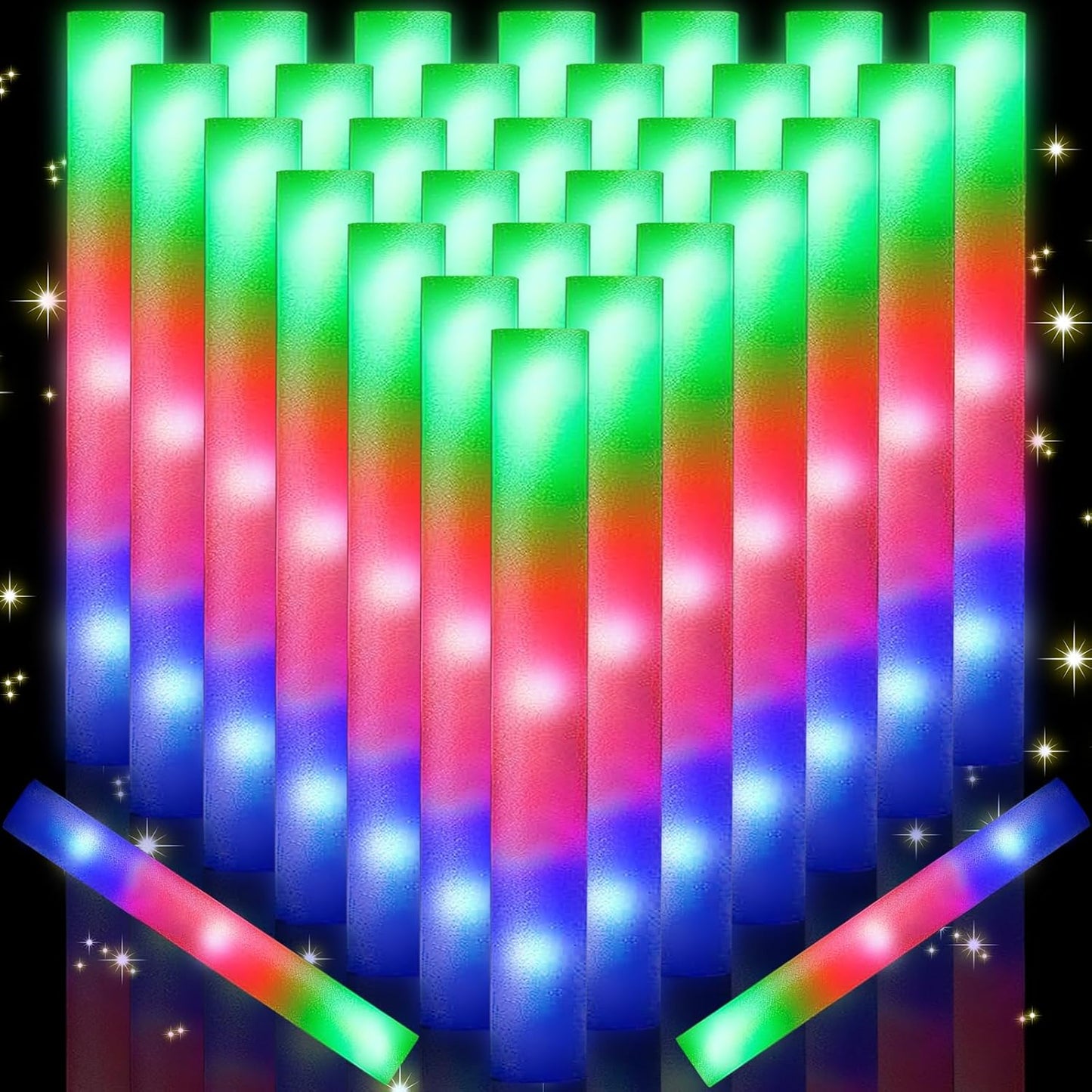 124 PCS Glow Sticks Bulk for Parties, Raves, and Events