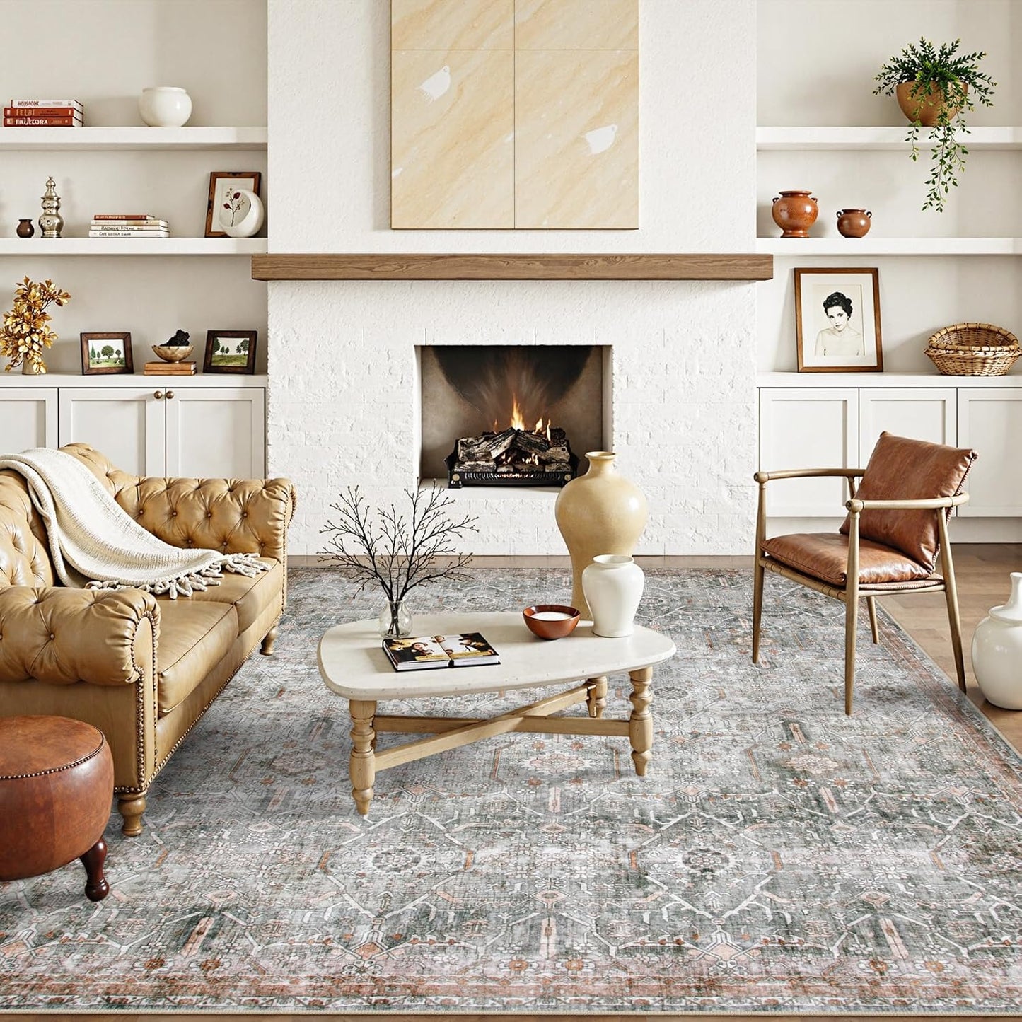 Colliive Large Area Rug 9x12 for Living Room and Bedroom