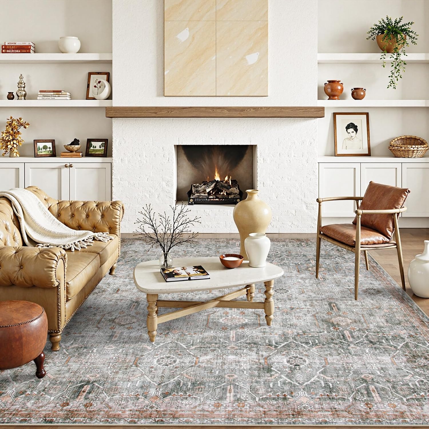 Colliive Large Area Rug 9x12 for Living Room and Bedroom