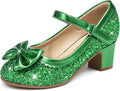 LAURMOSA Princess Shoes High Heel Toddler Girls Dress Shoes