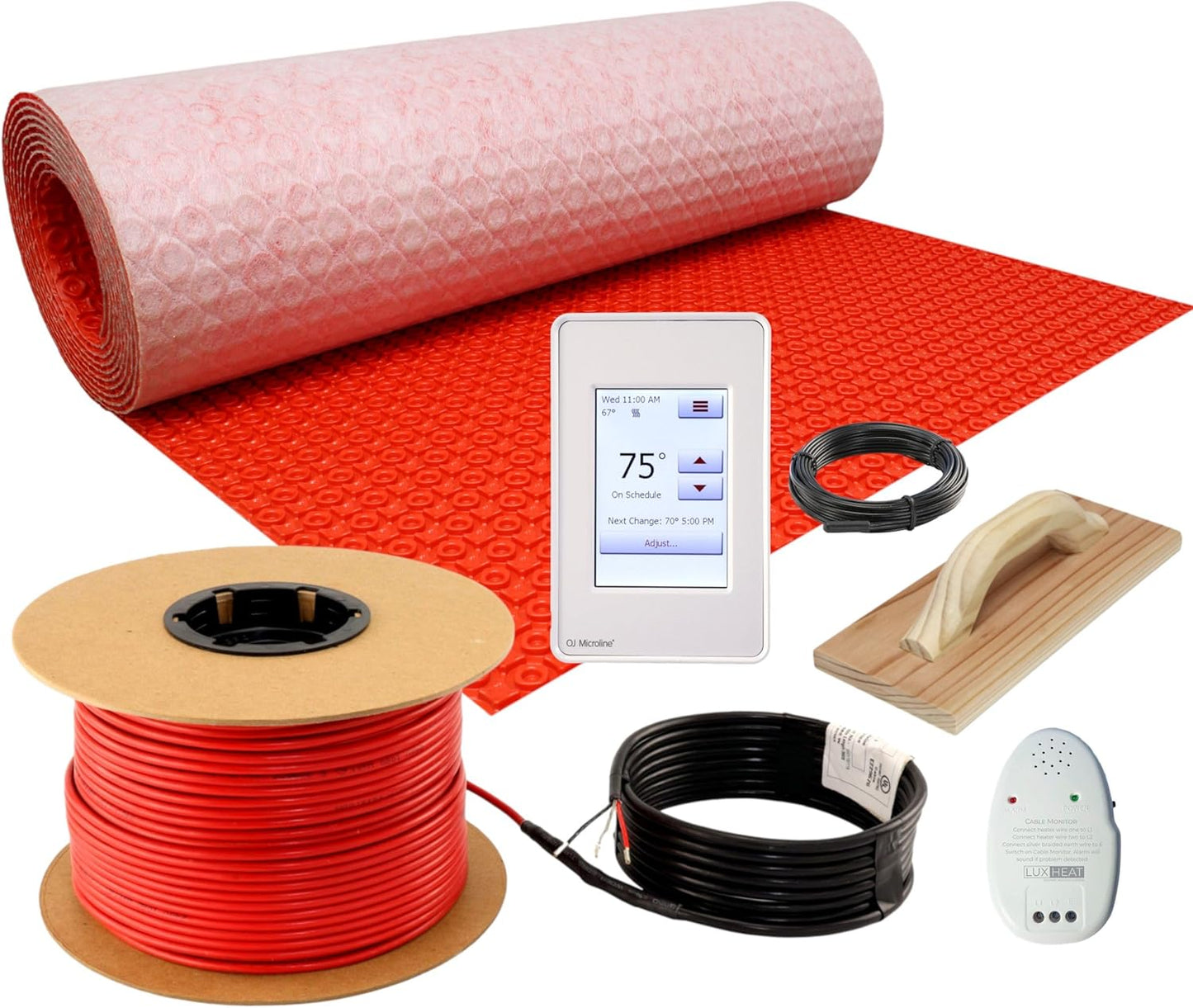 80sqft Electric Radiant Floor Heating System for Ultimate Comfort