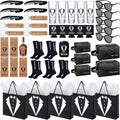 50Pcs Groomsmen Gifts Set (50, Black) - Complete Proposal Kit