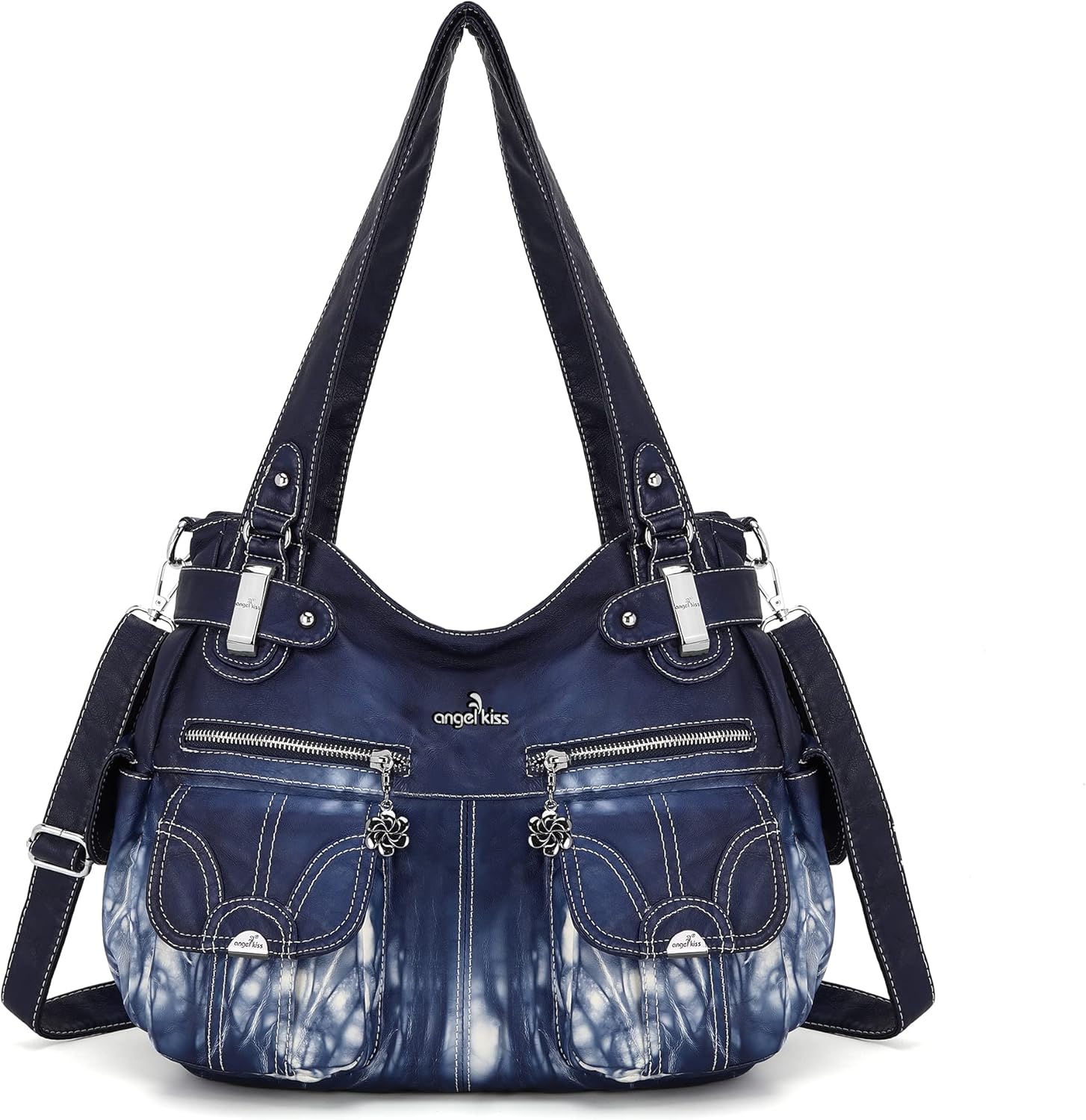 Stylish Large Double Zipper Handbag for Everyday Use