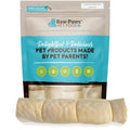 Raw Paws Beef Cheek Rolls for Dogs Large 10 in (4 Pack) - Safe No-Hide