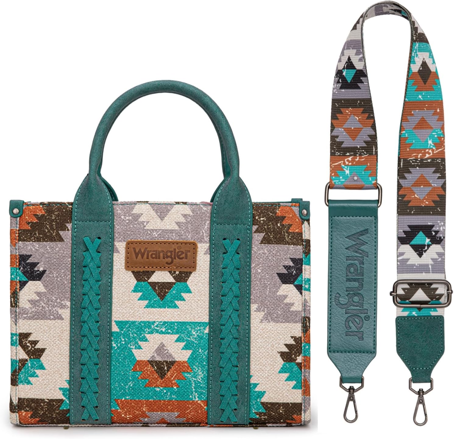 Wrangler Purse Aztec Tote Bag for Women - Stylish Hobo Handbag