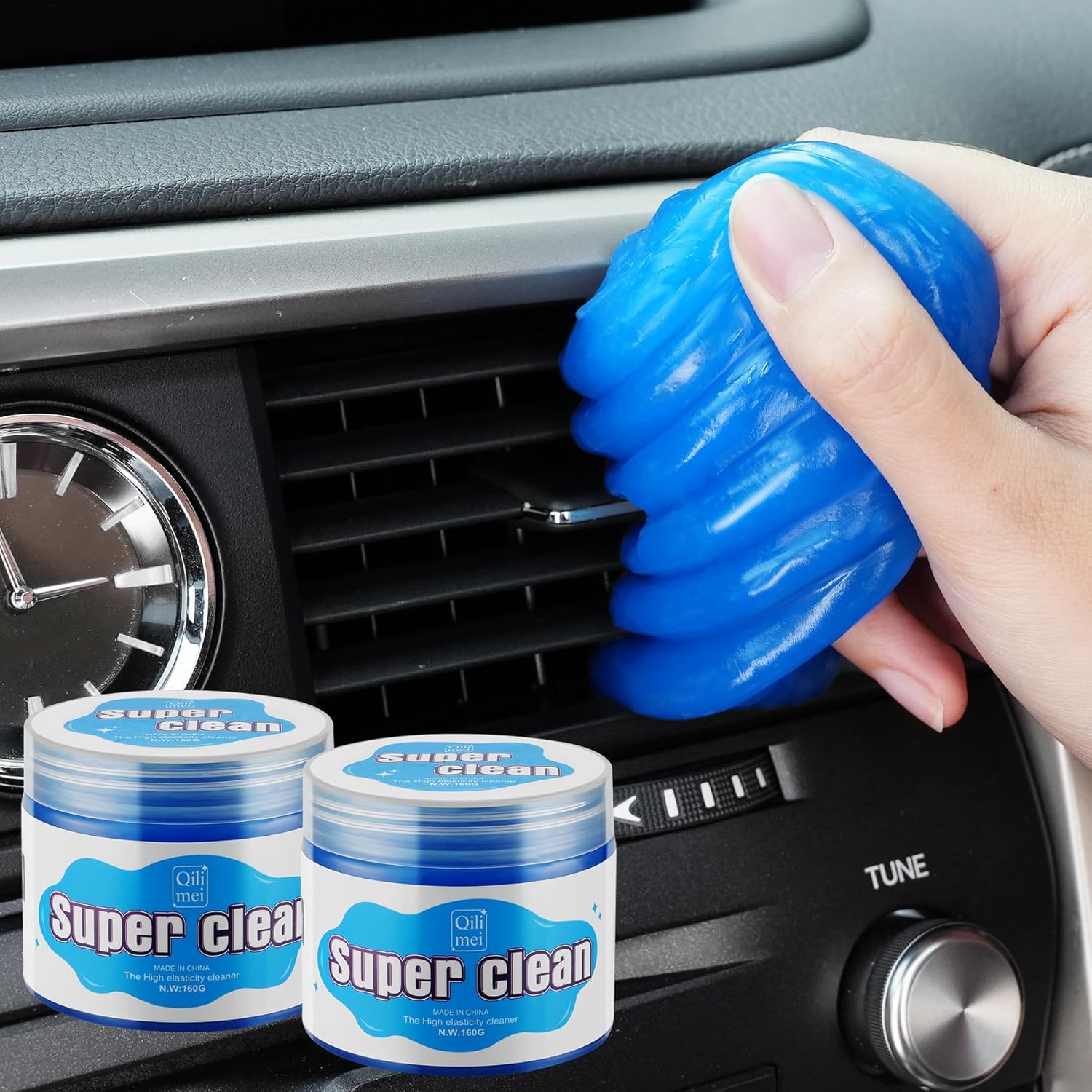 2 Pack Car Cleaning Gel - Effortless Interior Detailing!