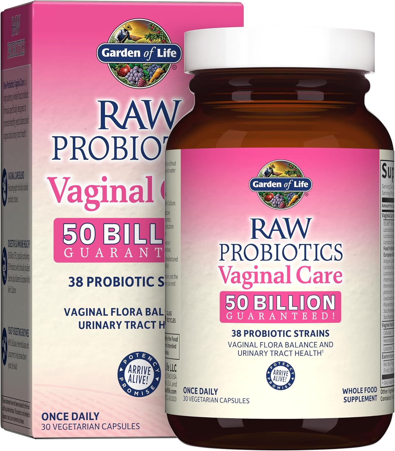 Garden of Life Raw Probiotics for Women's Vaginal Care Support