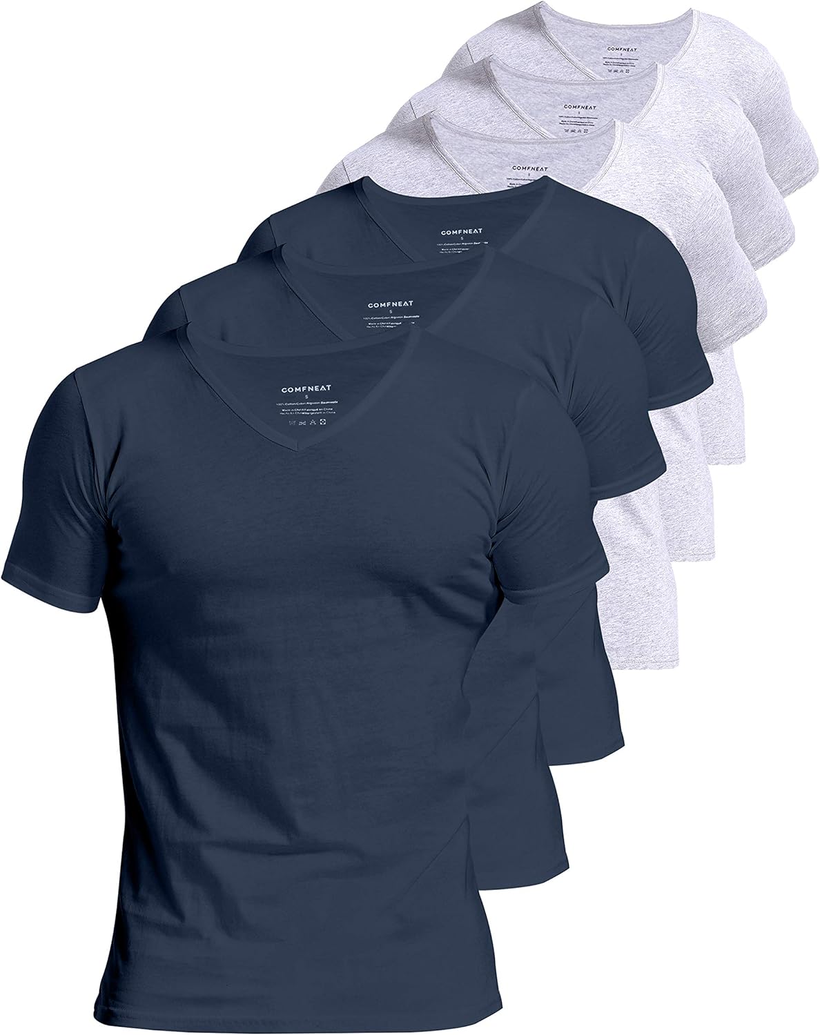 Comfneat Men's Cotton Undershirts for Ultimate Comfort