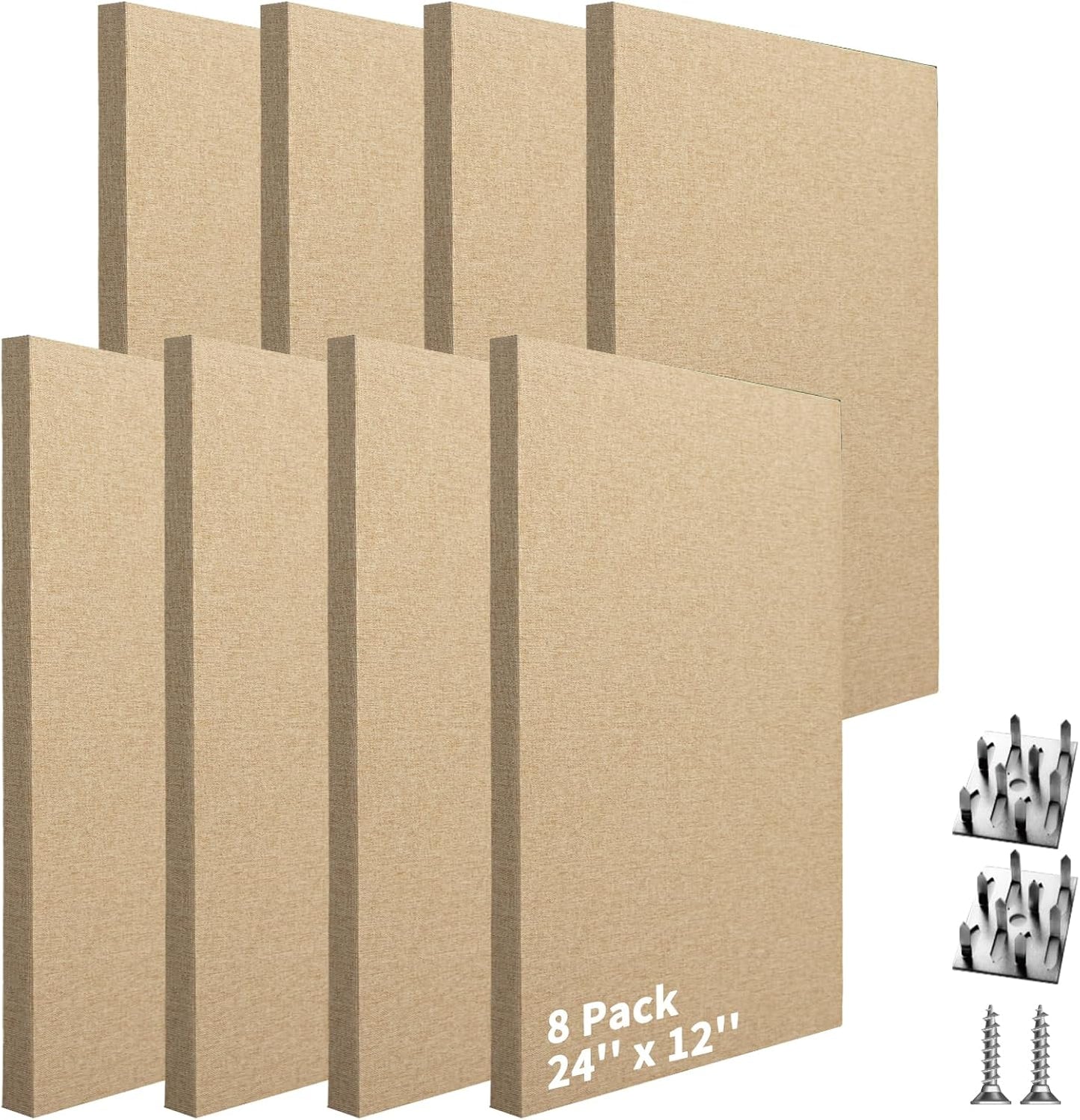 Art3dwallpanels 8 PCS Acoustic Panels for Soundproofing Needs