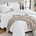 King Comforter Set 7-Piece - Ultra Soft Brushed Microfiber Comforter