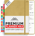 Undated 2025 Planner 8.5 x 11 - Productivity Planner to Achieve Goals