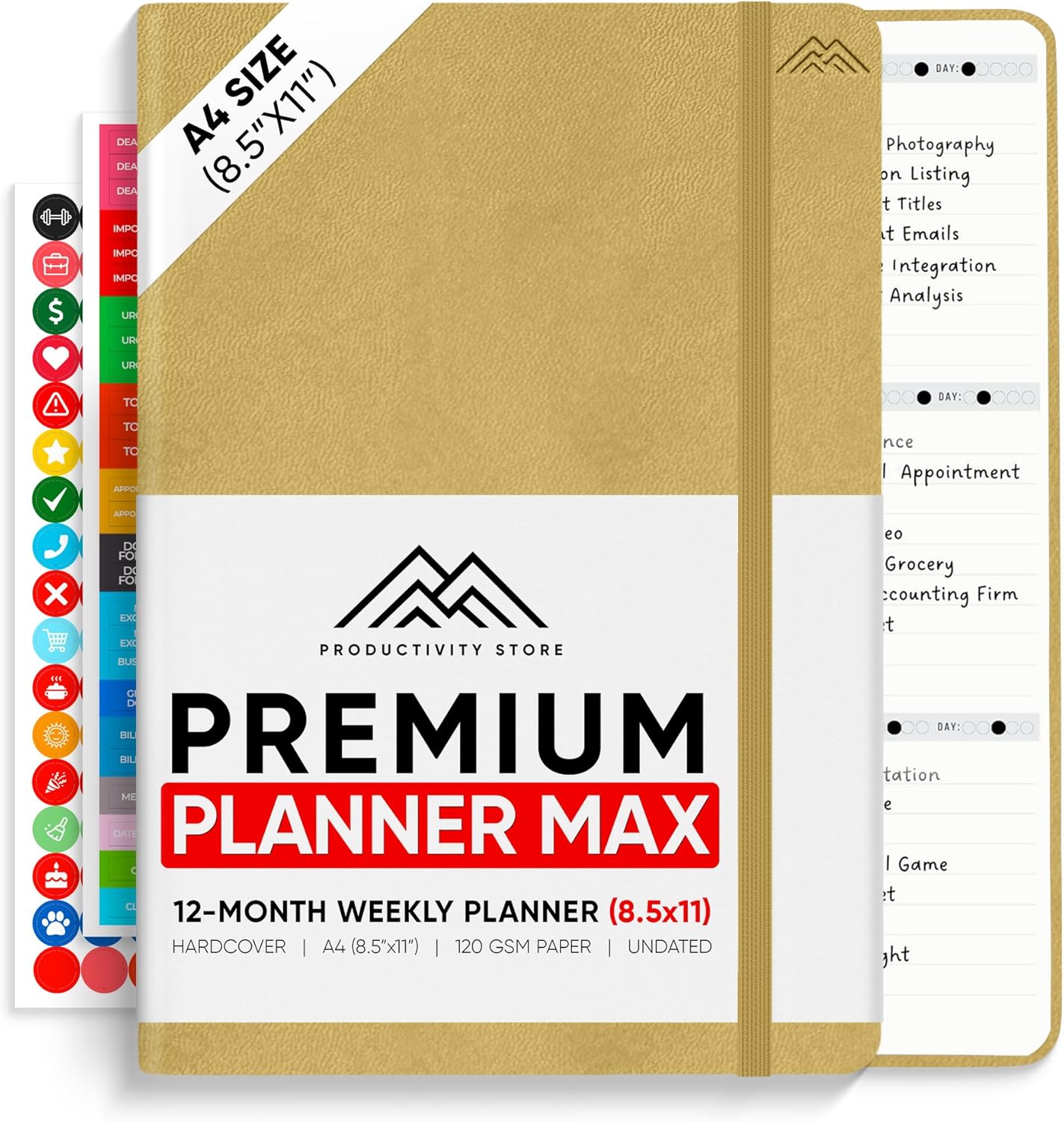 Undated 2025 Planner for Ultimate Productivity and Goal Setting