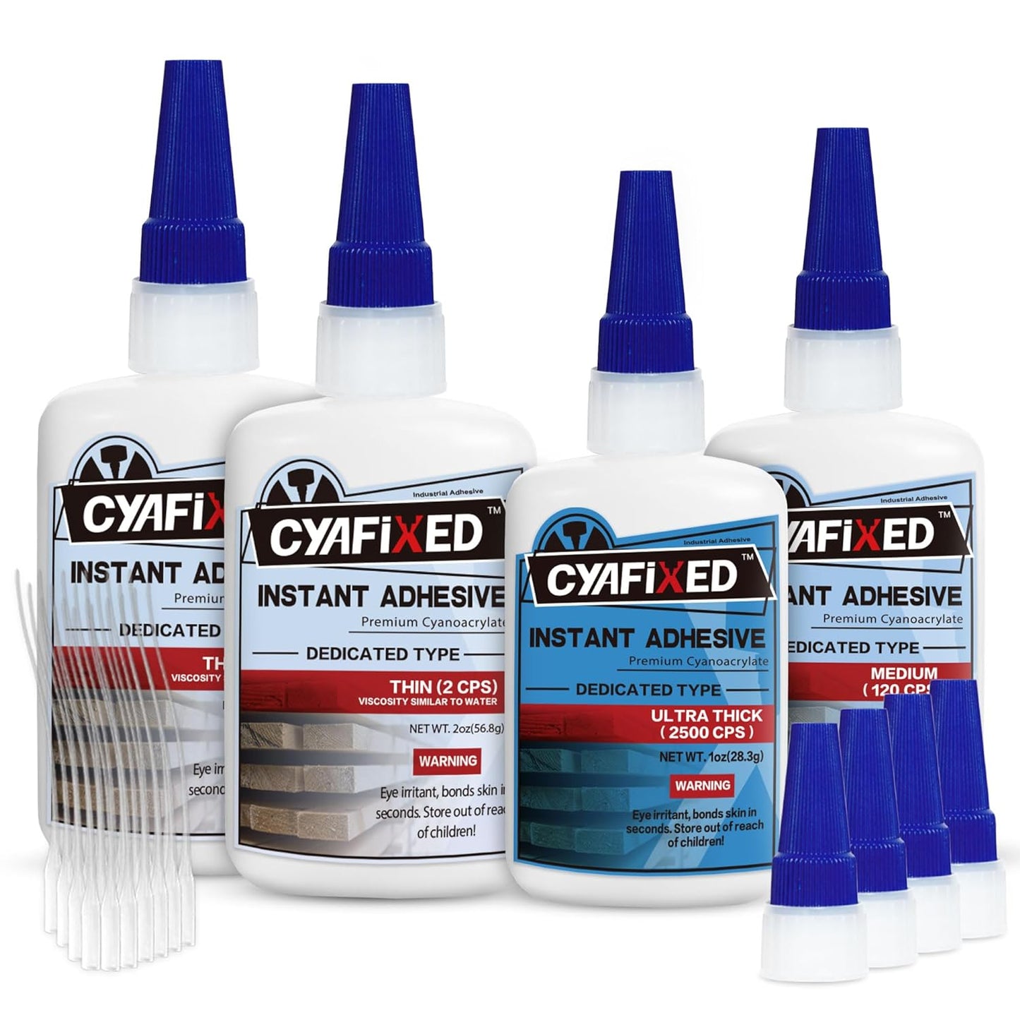 CA Glue for Woodworking - Professional Grade Adhesive Set