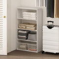 Furinno Reed 4-Tier Closet Organizer - Space-Saving Open Shelf