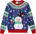 Ahegao Kids Christmas Sweater with LED Lights for Fun Holidays