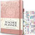 Legend Teacher Planner Undated Lesson Plan Book - Rose Gold Debossed