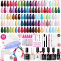 Beetles Gel Nail Polish Kit 68 PCS Pastel Set - Complete DIY Manicure