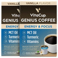 Genius Vanilla Keto Coffee Pods for Energy & Focus in 32 CT