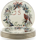 Lenox Winter Greetings 6-Piece Salad Plates for Holiday Hosting