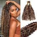 Human Braiding Hair for Boho Braids 20 in 2 Bundles - Water Wave