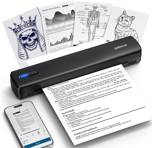 POLONO Portable Thermal Printer for Travel & Office