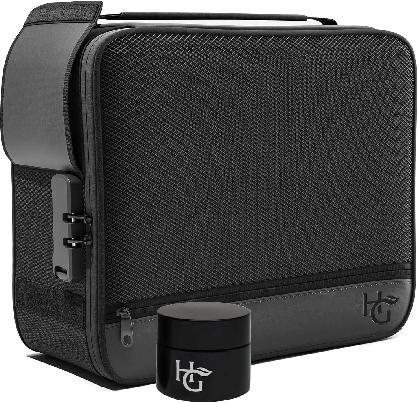 Herb Guard Large Smell Proof Bag with Lock and Accessories